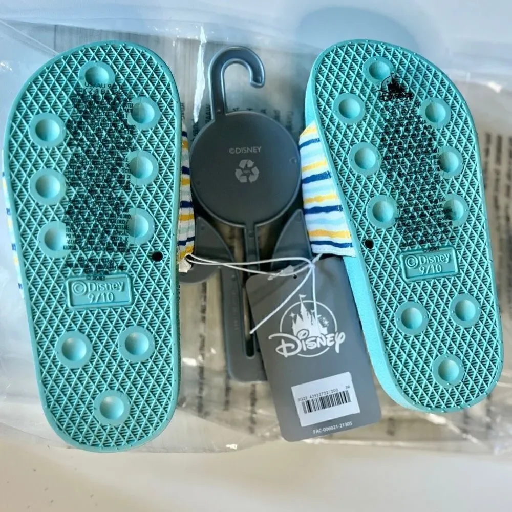 Stitch Slides for Kids Swim Size 9/10 NWT Disney Girls Boys